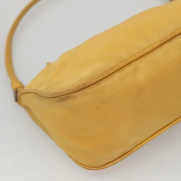 PRADA Accessory Pouch Nylon Yellow Auth 117775 - Picture 2 of 16